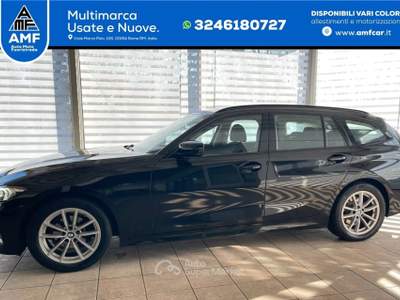 BMW Serie 3 318d 318d Touring Automatica. Nuovo modello Drive Assist. Nero usata Roma