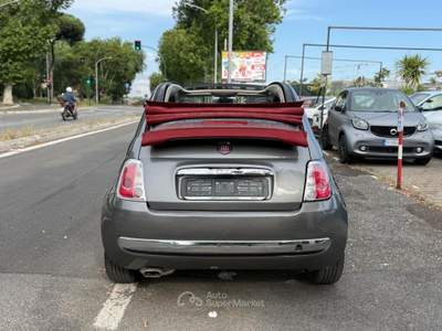 Fiat 500 1.2 Cabrio Cambio Automatico Grigio usata Roma