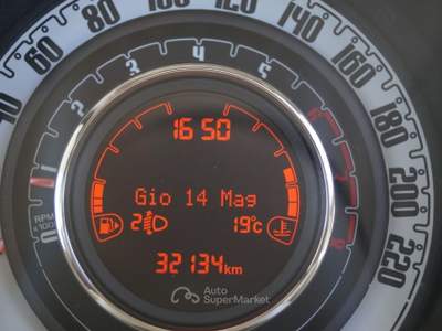 Fiat 500 500C 1.2 Lounge Grigio usata Roma