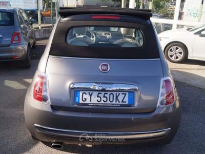 Fiat 500 500C 1.2 Lounge Grigio usata Roma