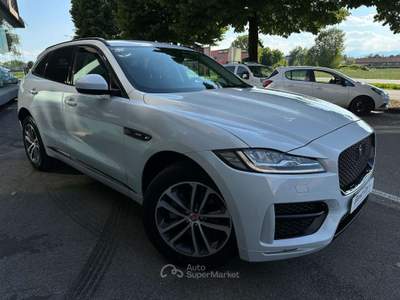 Jaguar F-Pace F-Pace 2.0d i4 R-Sport awd 240cv/SERVICE/JAGUAR/UF Bianco usata Savigliano