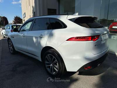 Jaguar F-Pace F-Pace 2.0d i4 R-Sport awd 240cv/SERVICE/JAGUAR/UF Bianco usata Savigliano