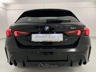 BMW Serie 1 118d 118 118d M sport/pelle/f,led/adat/navi/telec/tetto Nero usata Savigliano