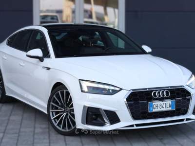 Audi A5 SPB 40 TDI S line edition S tronic SLINE Bianco usata Caorso