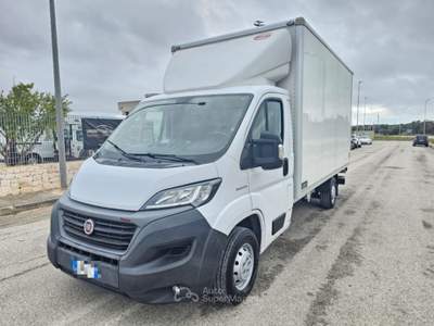 Fiat Ducato 35 2.3 MJT 160CV CASSA 8 BANCALI E SPONDA NUOVA Bianco usata Maruggio