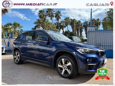 BMW X1 X1 sDrive18d Advantage Blu/Azzurro usata Cagliari