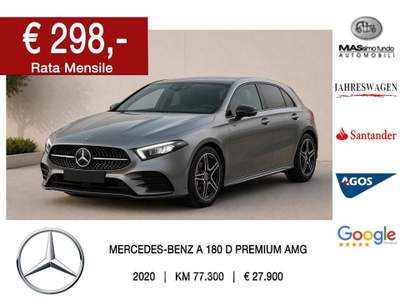 Mercedes-Benz Classe A A 180 d Automatic Premium Grigio usata Casarano