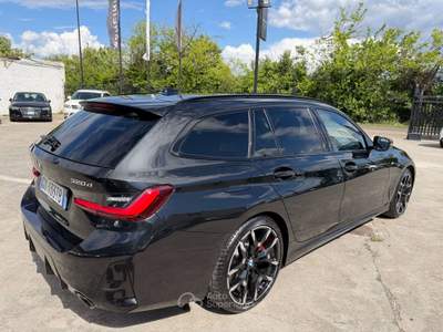 BMW Serie 3 320d 320 Serie 3 G21 2022 Touring 320d Touring mhev 48V xdrive MSport auto Nero usata Civita Castellana