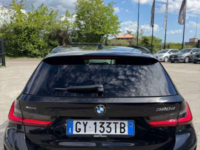 BMW Serie 3 320d 320 Serie 3 G21 2022 Touring 320d Touring mhev 48V xdrive MSport auto Nero usata Civita Castellana