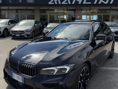 BMW Serie 3 320d 320 Serie 3 G21 2022 Touring 320d Touring mhev 48V xdrive MSport auto Nero usata Civita Castellana