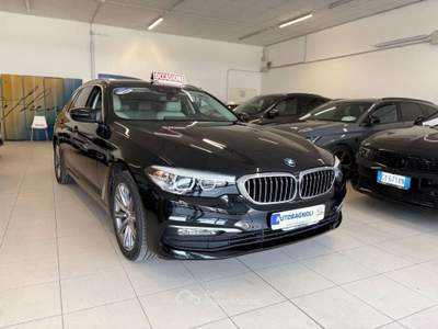 BMW Serie 5 520d 520 d Touring BUSINESS Aut. PELLE Nero usata Bagnaria Arsa