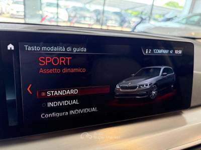 BMW Serie 5 520d 520 d Touring BUSINESS Aut. PELLE Nero usata Bagnaria Arsa