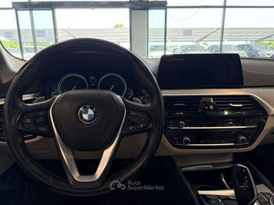 BMW Serie 5 520d 520 d Touring BUSINESS Aut. PELLE Nero usata Bagnaria Arsa