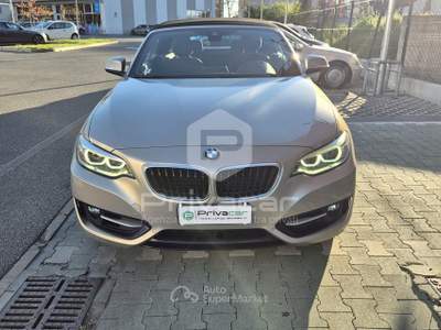 BMW Serie 2 218i BMW 218i Cabrio Sport Grigio usata Torino