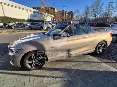 BMW Serie 2 218i BMW 218i Cabrio Sport Grigio usata Torino