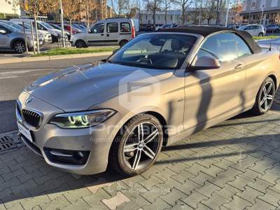 BMW Serie 2 218i BMW 218i Cabrio Sport Grigio usata Torino