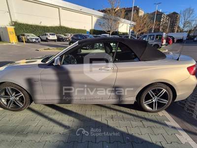 BMW Serie 2 218i BMW 218i Cabrio Sport Grigio usata Torino
