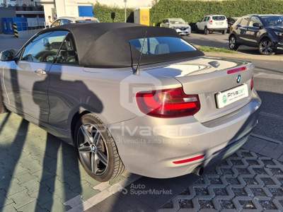 BMW Serie 2 218i BMW 218i Cabrio Sport Grigio usata Torino