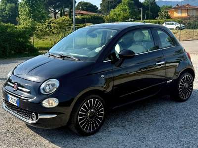 Fiat 500 KM ORIGINALI TAGLIANDATI,GARANZIA 1 ANNO COMPRESA Nero usata Porcari
