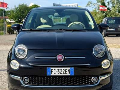 Fiat 500 KM ORIGINALI TAGLIANDATI,GARANZIA 1 ANNO COMPRESA Nero usata Porcari