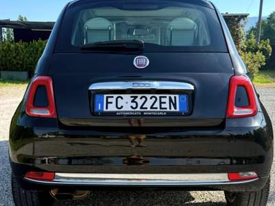 Fiat 500 KM ORIGINALI TAGLIANDATI,GARANZIA 1 ANNO COMPRESA Nero usata Porcari