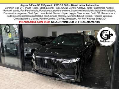 Jaguar F-Pace SE R-Dynamic AWD Navi Tetto C21 BlackPack RDynamic Nero usata Campi Bisenzio
