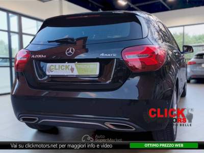 Mercedes-Benz Classe A Classe A - W176 200 d Sport 4matic auto 2018 Nero usata Chivasso