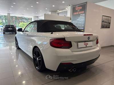 BMW Serie 2 218i 218i Msport auto Bianco usata Romano Canavese