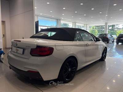 BMW Serie 2 218i 218i Msport auto Bianco usata Romano Canavese
