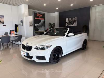 BMW Serie 2 218i 218i Msport auto Bianco usata Romano Canavese