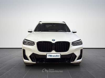BMW X3 X3 xdrive20d mhev 48v msport auto Bianco usata Firenze