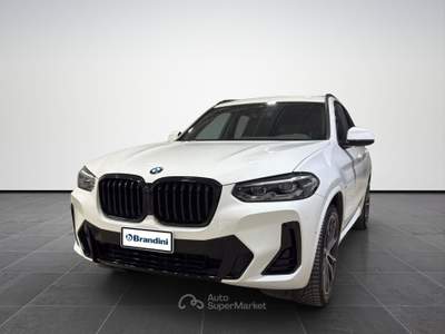 BMW X3 X3 xdrive20d mhev 48v msport auto Bianco usata Firenze
