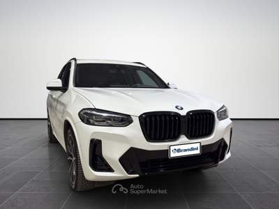 BMW X3 X3 xdrive20d mhev 48v msport auto Bianco usata Firenze