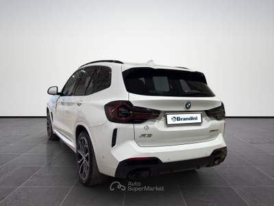 BMW X3 X3 xdrive20d mhev 48v msport auto Bianco usata Firenze