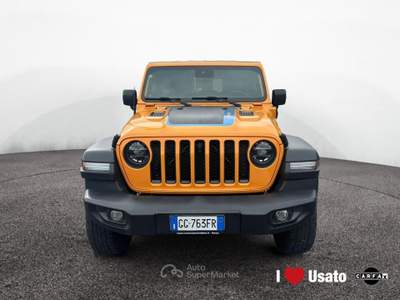 Jeep Wrangler IV Unlimited 2.0 atx phev Rubicon 4xe auto Giallo usata Roma