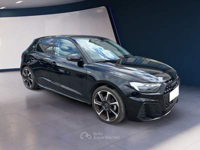 Audi A1 II 2019 Sportback Sportback 30 1.0 tfsi S Line Edition 116cv s-tronic Nero usata Torino