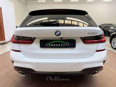 BMW Serie 3 320d 320 320d 190cv Touring mhev 48V Msport auto UNICO PROPRIETARIO TUTTA TAGLIANDATA BMW TENUTA MANIACALMENTE PERFETTA BELLISSIMA Bianco usata Botticino