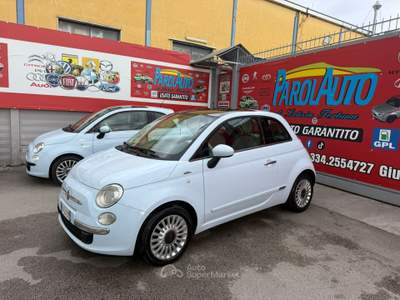 Fiat 500 1.2 69cv Lounge - 2009 Blu/Azzurro usata Giugliano in Campania