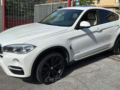 BMW X6 xDrive30d 258CV Extravagance PELLE PRONTA CONSEGNA!! Bianco usata Roma