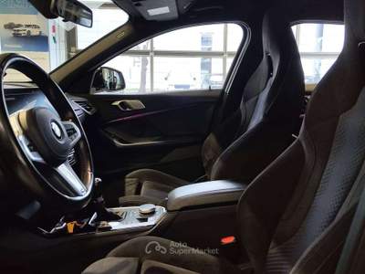 BMW Serie 1 118i 118 i Msport 136cv Shadow line Alcantara 2021 18" Bianco usata Monte Compatri