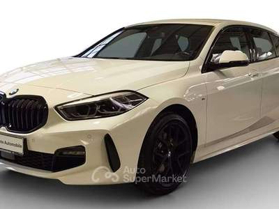 BMW Serie 1 118i 118 i Msport 136cv Shadow line Alcantara 2021 18" Bianco usata Monte Compatri