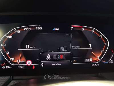 BMW Serie 1 118i 118 i Msport 136cv Shadow line Alcantara 2021 18" Bianco usata Monte Compatri