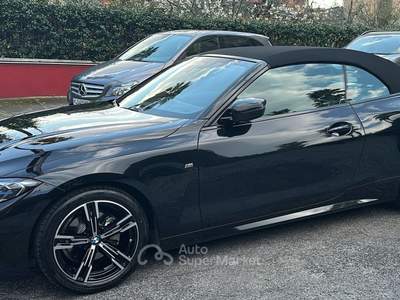 BMW Serie 4 420i CABRIO M-sport PRO FULL OPT KM 16000 PRONTA CONSEGNA!!! Nero usata Roma