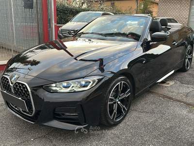 BMW Serie 4 420i CABRIO M-sport PRO FULL OPT KM 16000 PRONTA CONSEGNA!!! Nero usata Roma