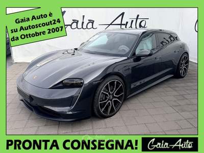 Porsche Taycan SPORT TURISMO PASM battery performance plus Grigio usata Roma