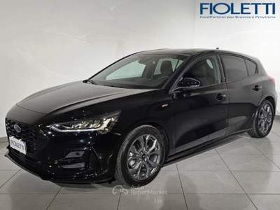 Ford Focus 4ª SERIE 1.0 ECOBOOST HYBRID 125 CV 5P. ST LINE Nero usata Manerbio