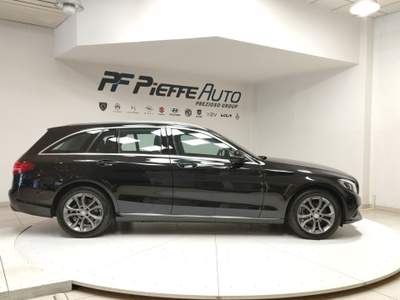 Mercedes-Benz Classe C  - c 200 d s.w. auto sport Nero usata Civitanova Marche