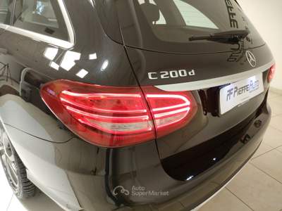 Mercedes-Benz Classe C  - c 200 d s.w. auto sport Nero usata Civitanova Marche