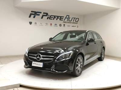 Mercedes-Benz Classe C  - c 200 d s.w. auto sport Nero usata Civitanova Marche