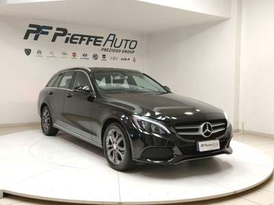 Mercedes-Benz Classe C  - c 200 d s.w. auto sport Nero usata Civitanova Marche